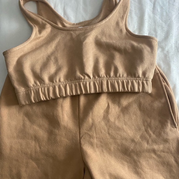 Tan Cotton Lounge Set - Picture 1 of 3